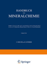 Vorderes Coverbild Handbuch der Mineralchemie