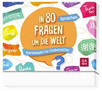 Vorderes Coverbild In 80 Fragen um die Welt - Sprachen: Kartenspiel für Globetrotter