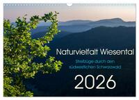 Vorderes Coverbild Naturvielfalt Wiesental (Wandkalender 2026 DIN A3 quer), CALVENDO Monatskalender