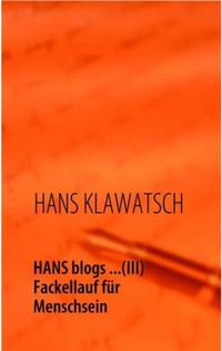 Vorderes Coverbild HANS blogs... (III)
