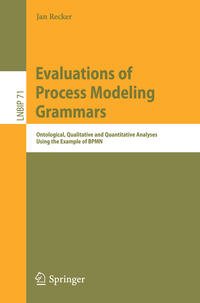 Vorderes Coverbild Evaluations of Process Modeling Grammars