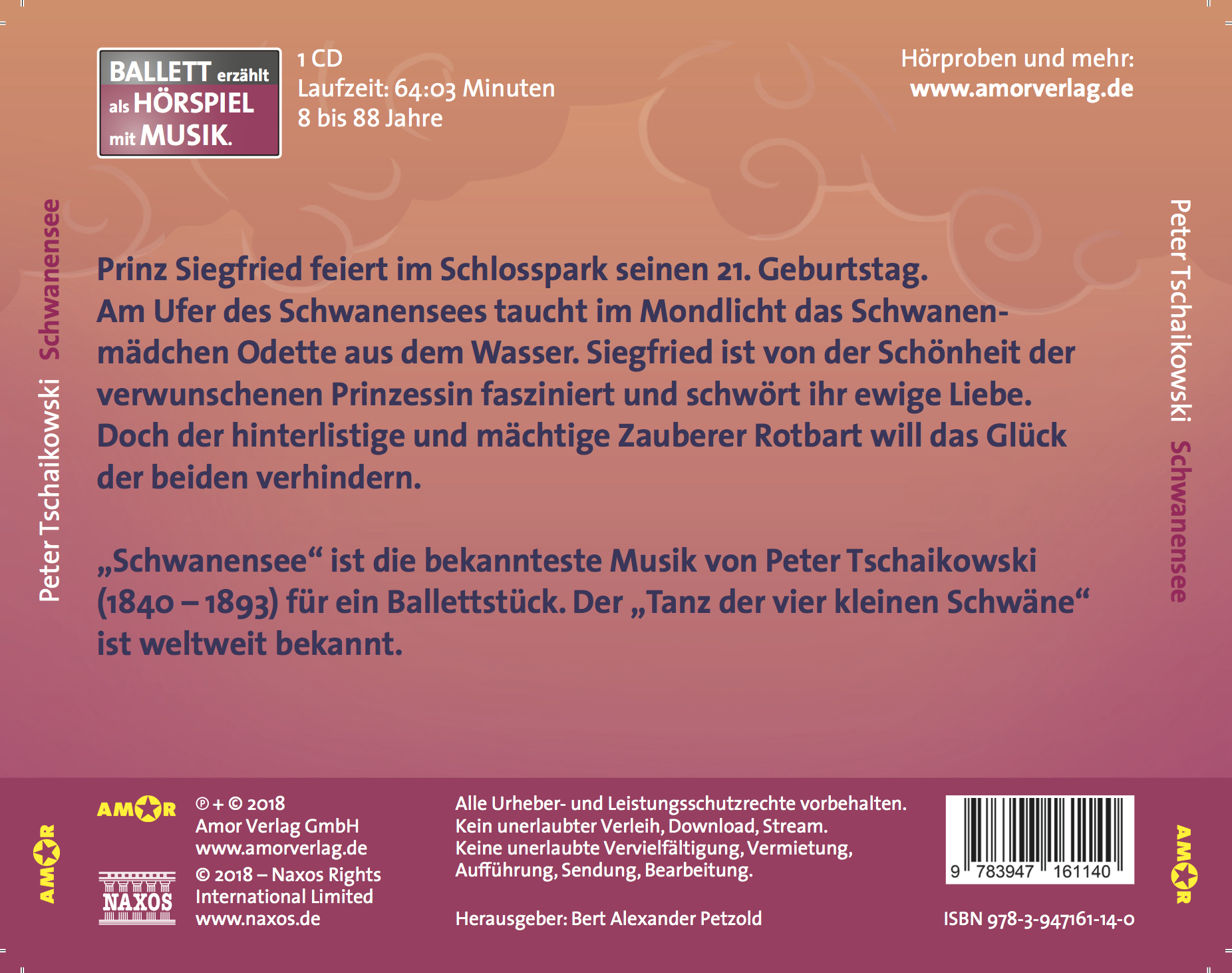 Rückseitencover Schwanensee Ballett-Hörspiel