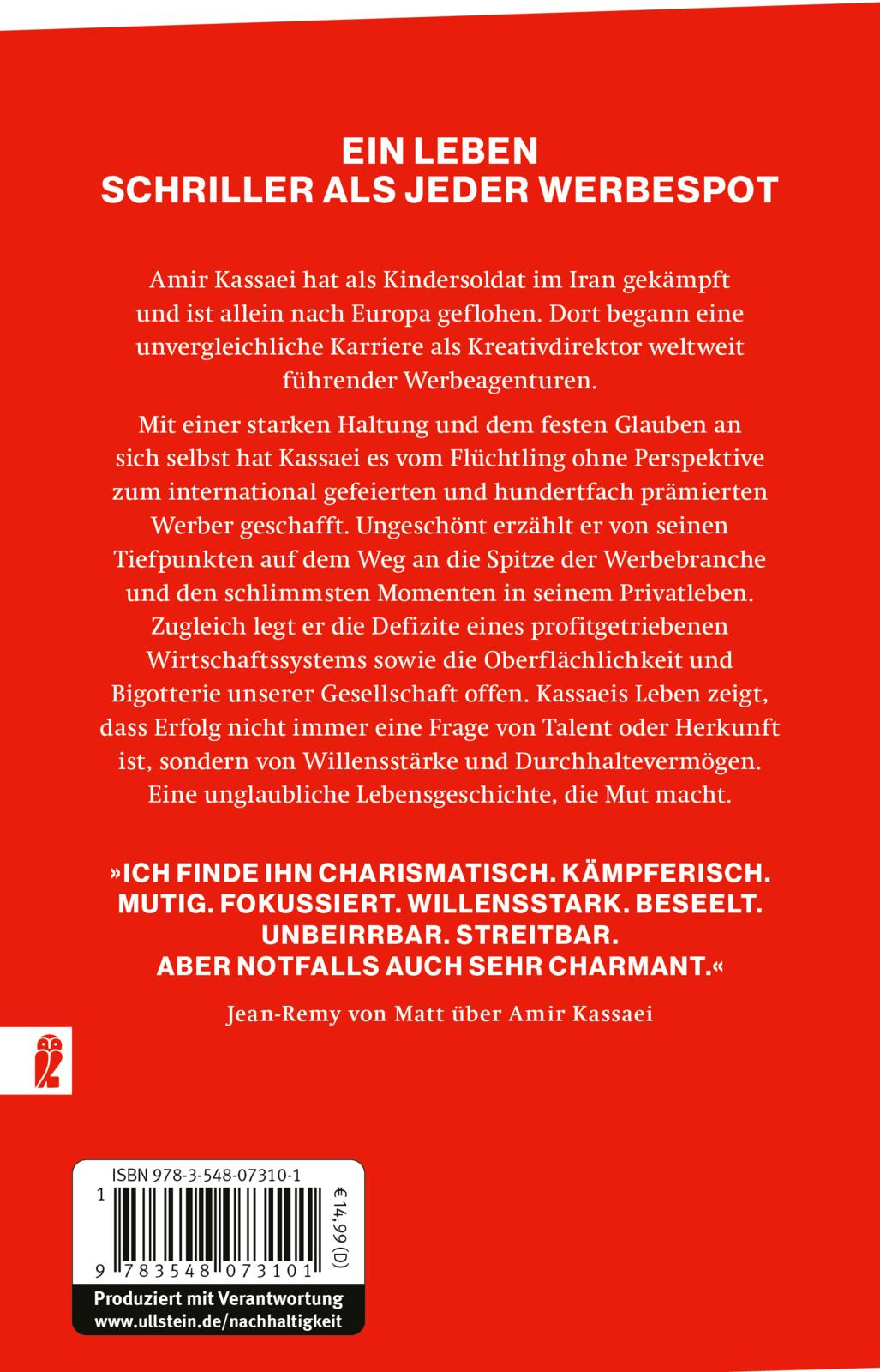 Rückseitencover Vom Unsinn des Lebens