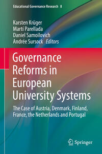 Vorderes Coverbild Governance Reforms in European University Systems