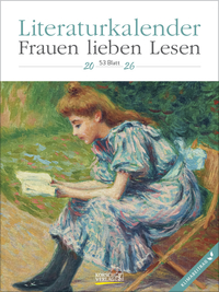 Vorderes Coverbild Literaturkalender Frauen lieben Lesen 2026
