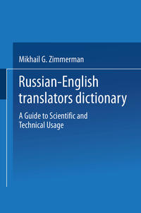 Vorderes Coverbild Russian-English Translators Dictionary