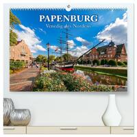 Vorderes Coverbild Papenburg - Venedig des Nordens (hochwertiger Premium Wandkalender 2025 DIN A2 quer), Kunstdruck in Hochglanz