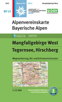 Vorderes Coverbild Mangfallgebirge West, Tegernsee, Hirschberg