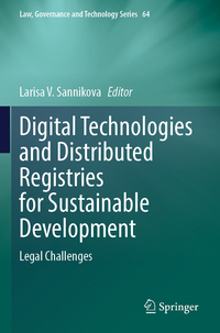 Vorderes Coverbild Digital Technologies and Distributed Registries for Sustainable Development