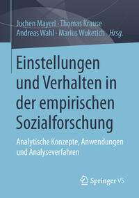 Vorderes Coverbild Einstellungen und Verhalten in der empirischen Sozialforschung