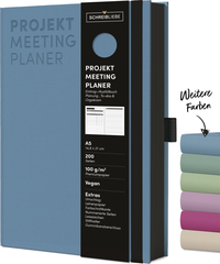 Vorderes Coverbild Projekt-Meeting-Planer Aqua