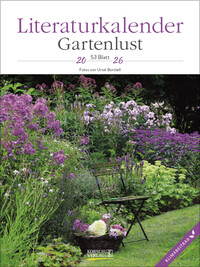 Vorderes Coverbild Literaturkalender Gartenlust 2026