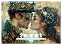 Vorderes Coverbild Steampunk - Blütezeit der Mechanik (Wandkalender 2026 DIN A4 quer), CALVENDO Monatskalender