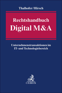 Vorderes Coverbild Rechtshandbuch Digital M&A