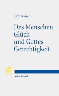 Vorderes Coverbild Des Menschen Glück und Gottes Gerechtigkeit