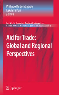 Vorderes Coverbild Aid for Trade: Global and Regional Perspectives