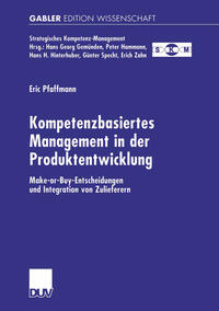 Vorderes Coverbild Kompetenzbasiertes Management in der Produktentwicklung