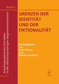 Vorderes Coverbild Grenzen der Identität und der Fiktionalität