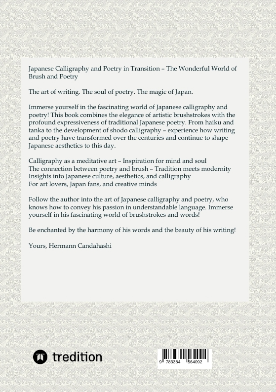 Rückseitencover Japanese Calligraphy and Poetry in Transition