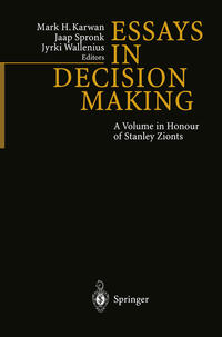 Vorderes Coverbild Essays In Decision Making