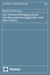 Vorderes Coverbild Der Amtsermittlungsgrundsatz des Restrukturierungsgerichts nach dem StaRUG