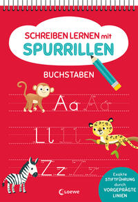 Vorderes Coverbild Schreiben lernen mit Spurrillen - Buchstaben