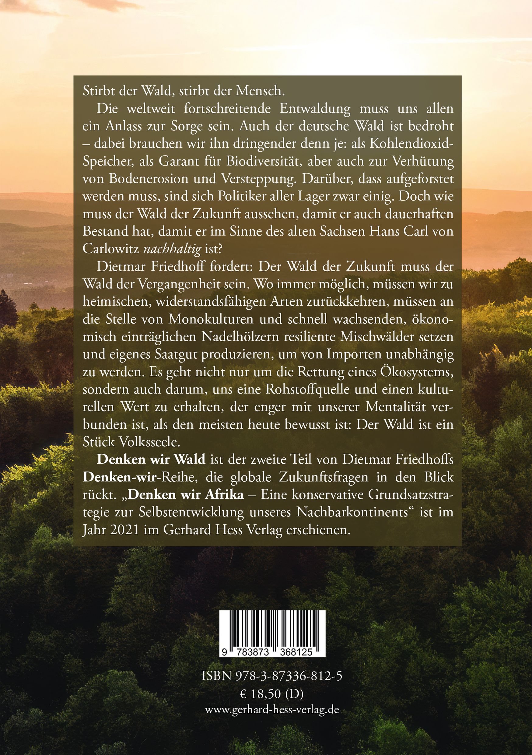 Rückseitencover Denken wir Wald