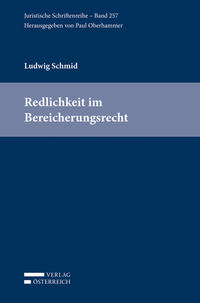 Vorderes Coverbild Redlichkeit im Bereicherungsrecht