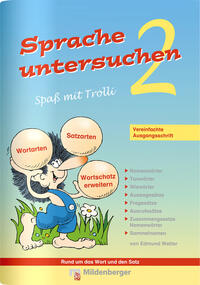 Vorderes Coverbild Sprache untersuchen – Spaß mit Trolli 2, Vereinfachte Ausgangsschrift