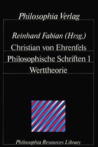 Vorderes Coverbild Philosophische Schriften / Werttheorie