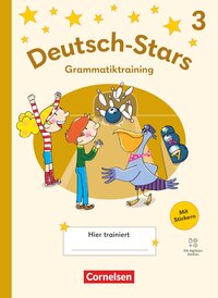 Vorderes Coverbild Deutsch-Stars - Grammatiktraining Ausgabe 2025 - 3. Schuljahr