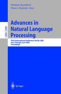 Vorderes Coverbild Advances in Natural Language Processing
