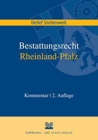 Vorderes Coverbild Bestattungsrecht Rheinland-Pfalz