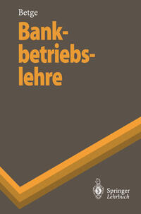 Vorderes Coverbild Bankbetriebslehre