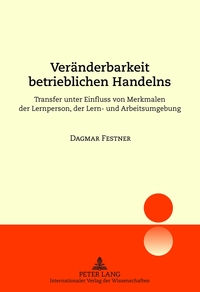 Vorderes Coverbild Veränderbarkeit betrieblichen Handelns