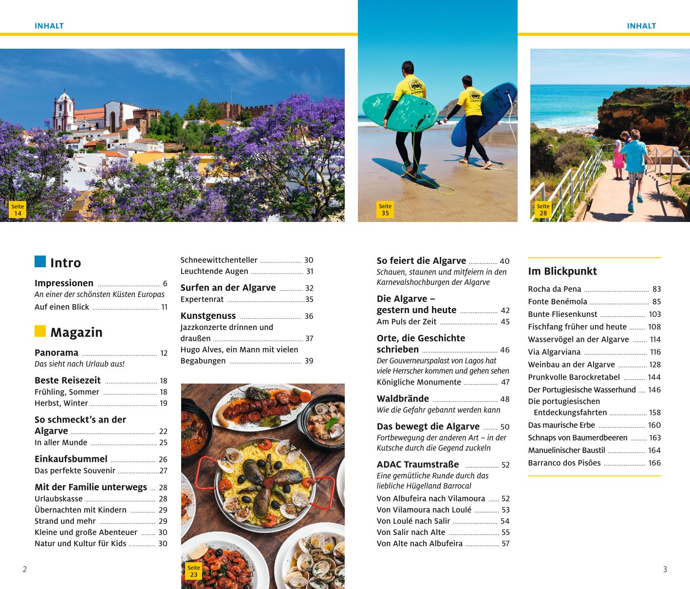 Beispielinhalt (Bild) ADAC Reiseführer plus Algarve