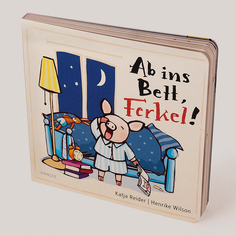 Beispielinhalt (Bild) Ab ins Bett, Ferkel!