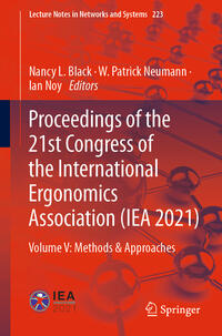 Vorderes Coverbild Proceedings of the 21st Congress of the International Ergonomics Association (IEA 2021)
