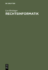 Vorderes Coverbild Rechtsinformatik