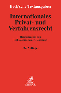 Vorderes Coverbild Internationales Privat- und Verfahrensrecht