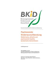 Vorderes Coverbild Psychosoziale Kinderwunschberatung.