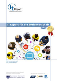 Vorderes Coverbild IT-Report für die Sozialwirtschaft 2017