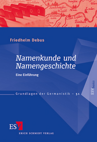 Vorderes Coverbild Namenkunde und Namengeschichte