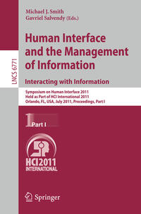 Vorderes Coverbild Human Interface and the Management of Information. Interacting with Information
