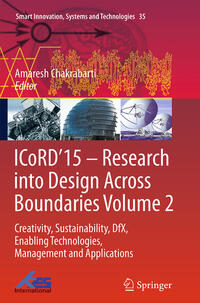 Vorderes Coverbild ICoRD’15 – Research into Design Across Boundaries Volume 2