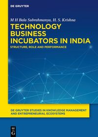 Vorderes Coverbild Technology Business Incubators in India