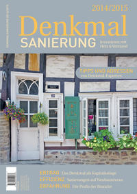 Vorderes Coverbild Denkmalsanierung 2014/2015