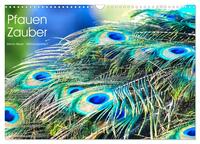 Vorderes Coverbild Pfauen Zauber (Wandkalender 2025 DIN A3 quer), CALVENDO Monatskalender