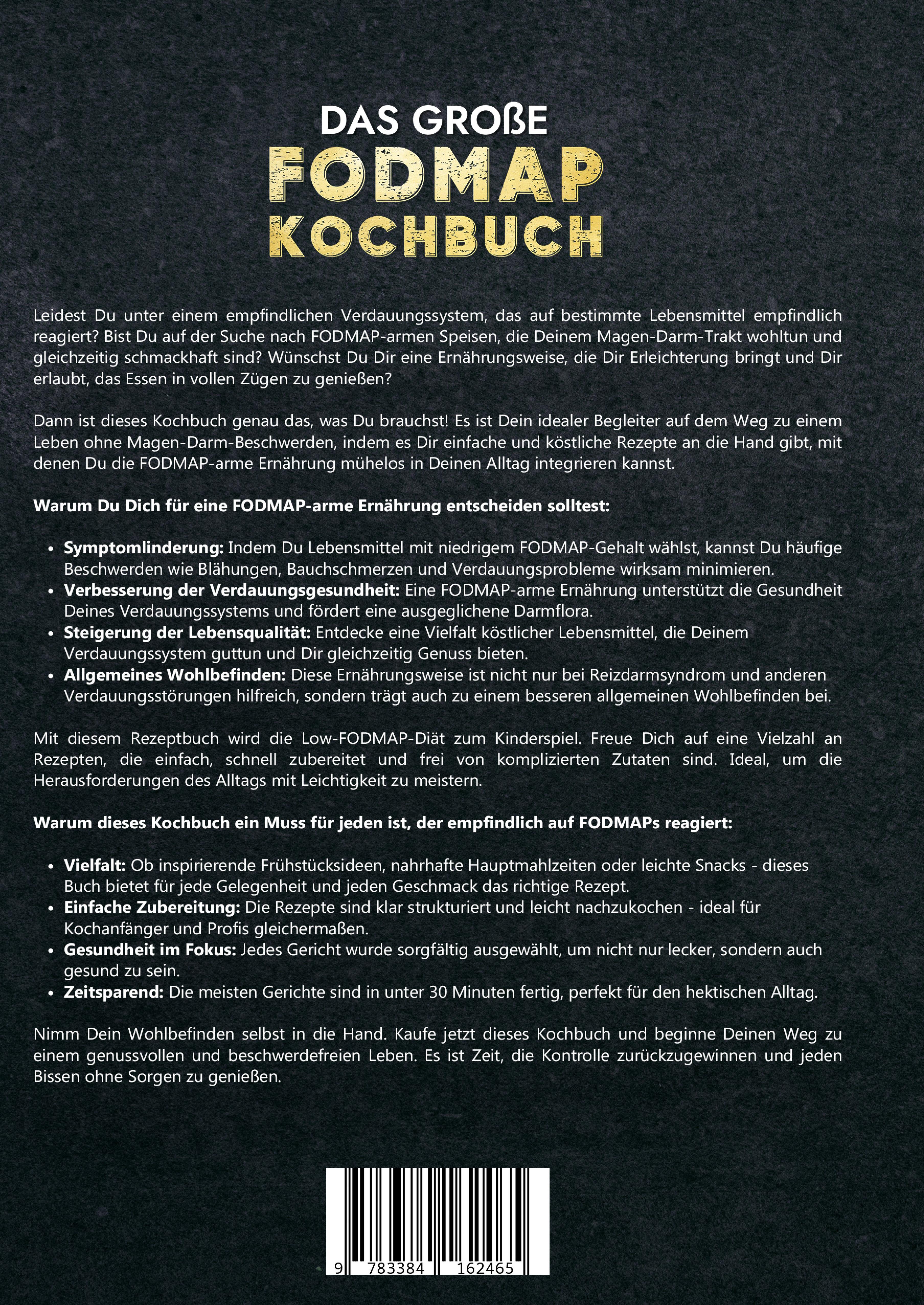 Rückseitencover Das große Fodmap Kochbuch