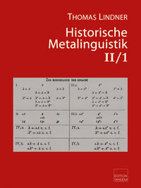 Vorderes Coverbild Historische Metalinquistik